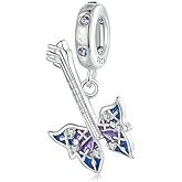 Guitar Charm 925 Sterling Silver Note Bead Music Rainbow Puzzle Love Pendant for Pandora Charm Bracelet