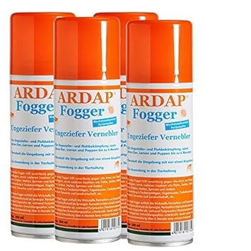 ARDAP Fogger / Zuverlässiger Vernebler zur Ungeziefer- und Flohbekämpfung für die Anwendung im Innenbereich - wirksamer Schut