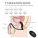 Anal Sex Toys Prostate Massager -Feelingirl Male Vibrators Penis Ring 9-Vibration Mode Wireless Remote Control Vibrator Rechargeable Waterproof P-spot Vibrating for Men and Couples.thumb 3