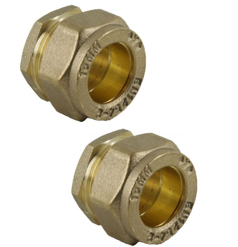UKDD® 15mm Compression Stop End Cap WRAS Approved - Pack of 2
