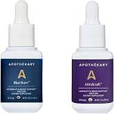 Apoth&eacute;kary Energy Duo, Herbal Supplement Bundle Includes Blue Burn and Mindcraft