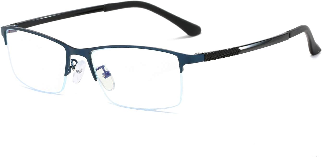 Blue Light Blocking Glasses for Men Anti Eye Strain/Glare Better Sleep Computer/Gaming Blue Blocker Glasses
