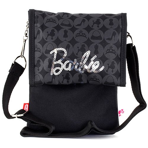 Barbie 11-1920 Messenger Bag, Black