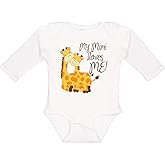 inktastic My Mimi Loves Me Long Sleeve Creeper