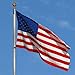 Best Choice Products 25ft Telescopic Aluminum Flagpole w/ American Flag and Gold Ball - Multicolor