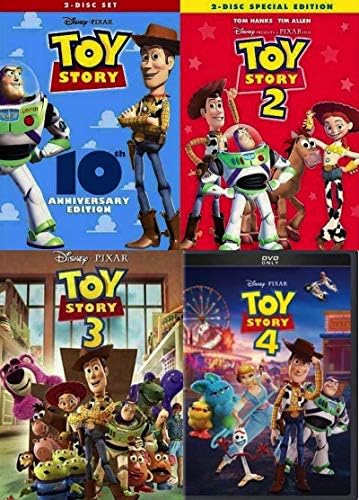 「トイ・ストーリー1、2、3、4」 DVDディスク Amazon.com: Disney Pixar TOY STORY 1 One 2 Two 3 Three 4 Four 4