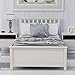 Harper&Bright Designs Wood Platform Bed with Headboard, Footboard, Wood Slat Support, No Box Spring Needed(Twin, White)