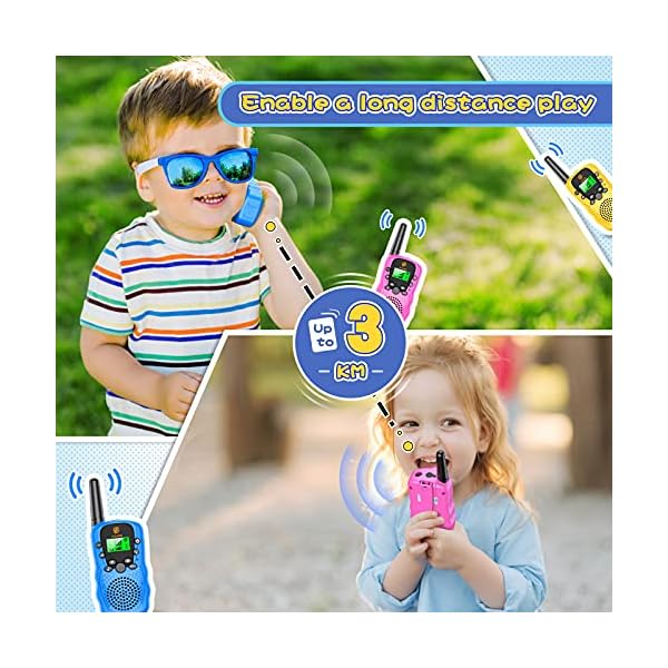 Dreamingbox-Walkie-Talkies-for-Kids-Walkie-Talkies-for-Adults-Boys-Toys-Girls-Toys-Outdoor-Toys-3-Miles-Long-Range8-Channel-2-Way-Radio-Set-Gifts-for-3-10-Year-Old-Boys-GirlsPack-of-3 Dreamingbox Walkie Talkies for Kids Walkie Talkies for Adults Boys Toys Girls Toys Outdoor Toys 3 Miles Long Range/8 Channel /2 Way Radio Set Gifts for 3-10 Year Old Boys Girls(Pack of 3)