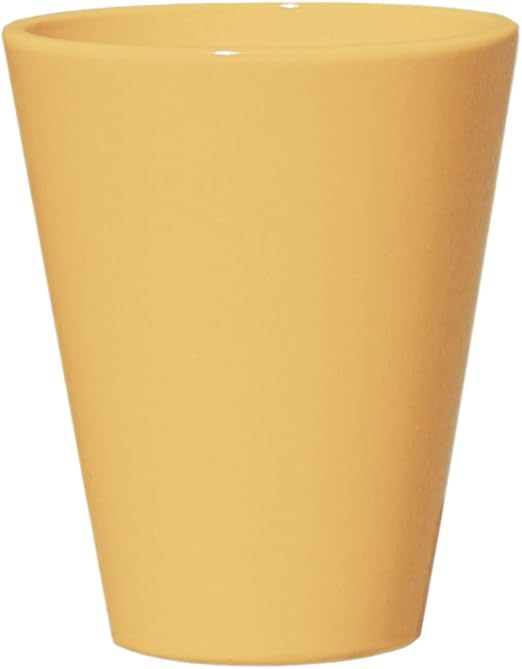 Hentschke Keramik Large Plant Pot Yellow O 30 X 36 Cm Form 008 036 61 Flower Pot For Outside And Inside Use Frost Proof Quality Amazon Co Uk Garden Outdoors