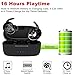 Wireless Earbuds,Bluetooth Headphones 5.0 Deep Bass HiFi Stereo Sound Earphones 16H Playtime with Charging Case and Built in Mic for Sports Running (Black)