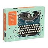 Galison Vintage Typewriter 750 Piece Shaped Jigsaw
