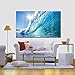 Wieco Art Sea Waves Large 5 Piece Modern Giclee Canvas Prints Seascape Artwork Ocean Beach Pictures Paintings on Canvas Wall Art Ready to Hang for Living Room Bedroom Home Office Decorations