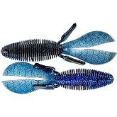 Missile Baits - D Bomb 25 Count Bulk Bag &ndash; 4.5&rdquo; Ribbed Creature Flipping Bait for Bass Fishing &ndash; 25 Baits Per Bag