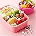 SAKOLLA 36 Pieces Food Picks for Kids, Mini Cartoon Animal Toothpick for Bento Lunch Decorations, Fruit, Cocktail Picks, Sandwich