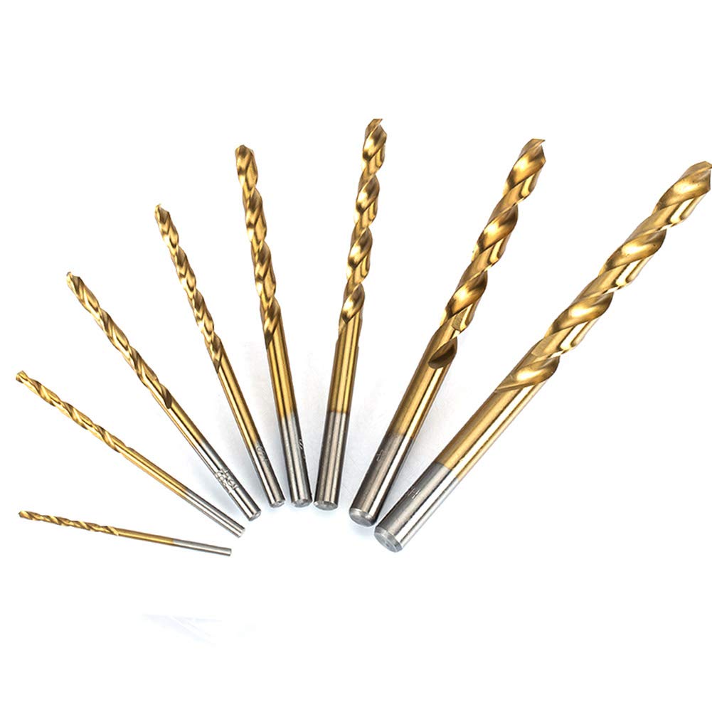 HUHAO Small Drill Bit Set 6.06.9mm Shank And Cut Diameter HSS Twist