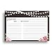 Wood and Lights Rustic Recipe Cards from Dashleigh, 48 Cards, 4x6 inches, Water-Resistant