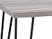 Ameriwood Home Owen Retro End Table, Sonoma Oak/Gunmetal Gray