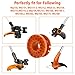 12-Pack Edger Spools Line Replacement 10-Foot Autofeed Spool for Worx String Trimmers (Compatible Model Worx Worx WG180 WG163 WA0010)
