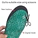 Orthotic Insoles for Flat Feet by SQHT, Fight Against Plantar Fasciitis, Relieve Feet Pain, Heel Pain and Pronation for Men and Women (M - Women’s 9.5-11 | Men’s 8.5-10)