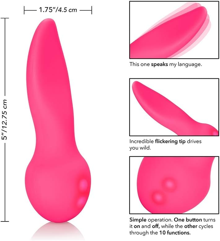 CalExotics Mini Marvels Silicone Marvellous Flicker Vibrator - Image 5