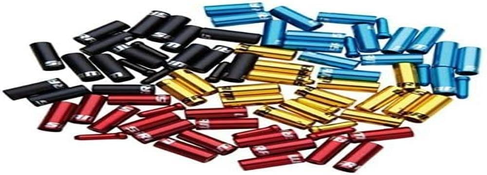 Sram Ferrule Kit, Includes 10 Shift 4.0 mm, 6 Brake 5.0 mm,4 Cable Tip - Aluminum Black