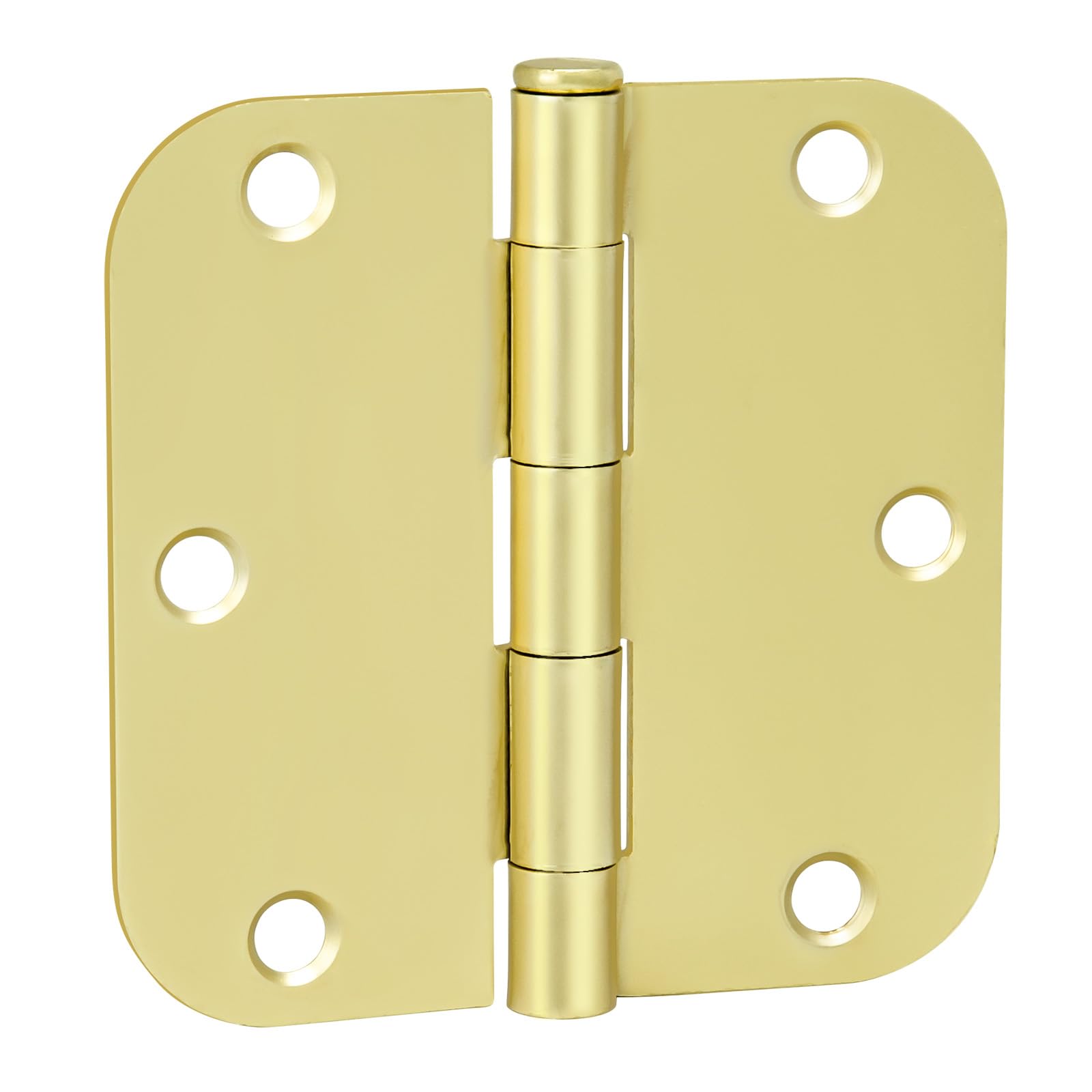 Photo 1 of **MISSING 14 PIECES** 
goldenwarm 18-Pack 3.5 Inch Polished Brass Door Hinges - 3-1/2'' x 3-1/2'' Hinges with 5/8'' Radius Corners - Bright Gold Interior Door Hardware
