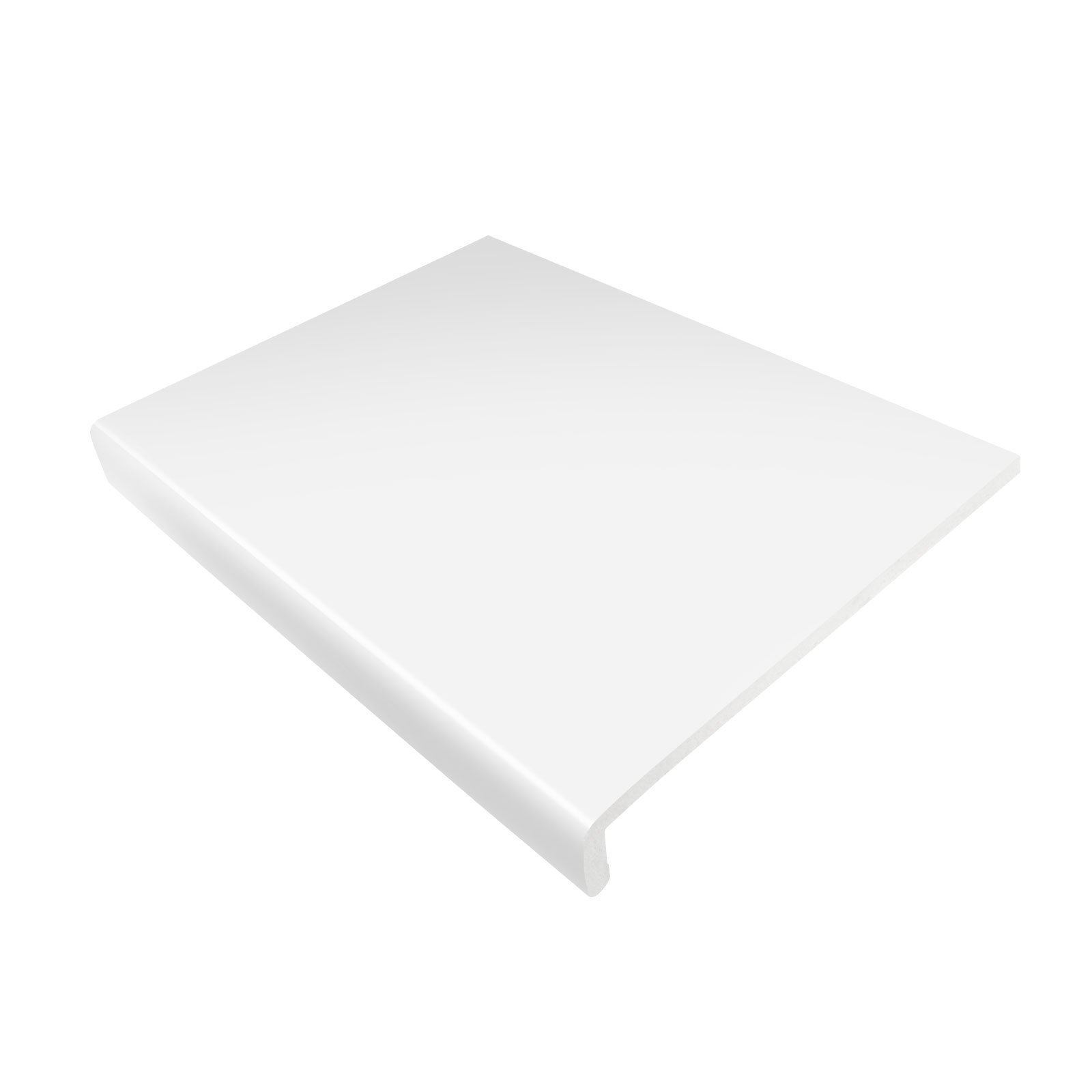 225mm White UPVC Window Board/Cill Cover 1.25m Long 9mm Thick Plastic Window Sill Capping