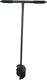 Easy Shopping 110cm Heavy Duty Steel Post Hole Digger Fence Auger T-Handle view 3