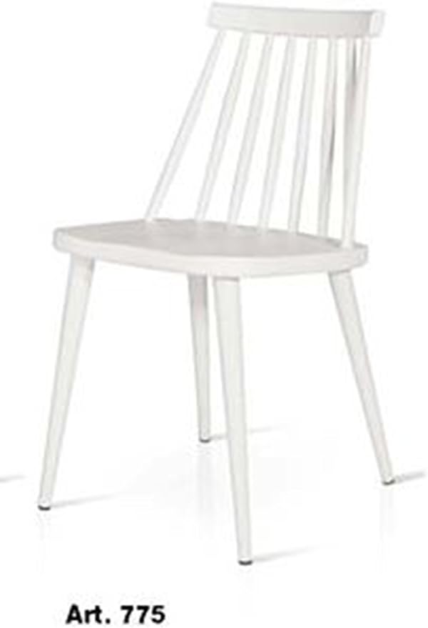 L Aquila Design Arredamenti Tables Chairs Set 2 Sedie In Legno Bianco Comode Da Sala Da Pranzo O Per Il Soggiorno 775 Amazon It Casa E Cucina