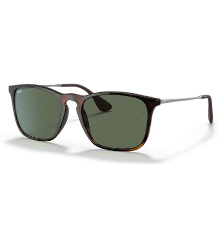 Amazon.com: Ray-Ban Unisex RB4187F Chris Low Bridge Fit Square
