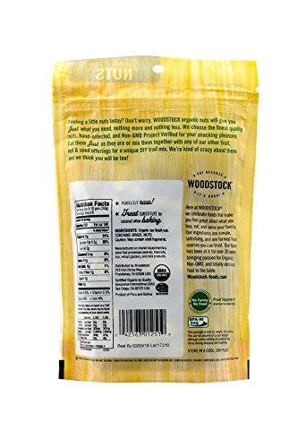 Woodstock Farms Organic Brazil Nuts, 8.5 Ounce Bags (Pack of 2)