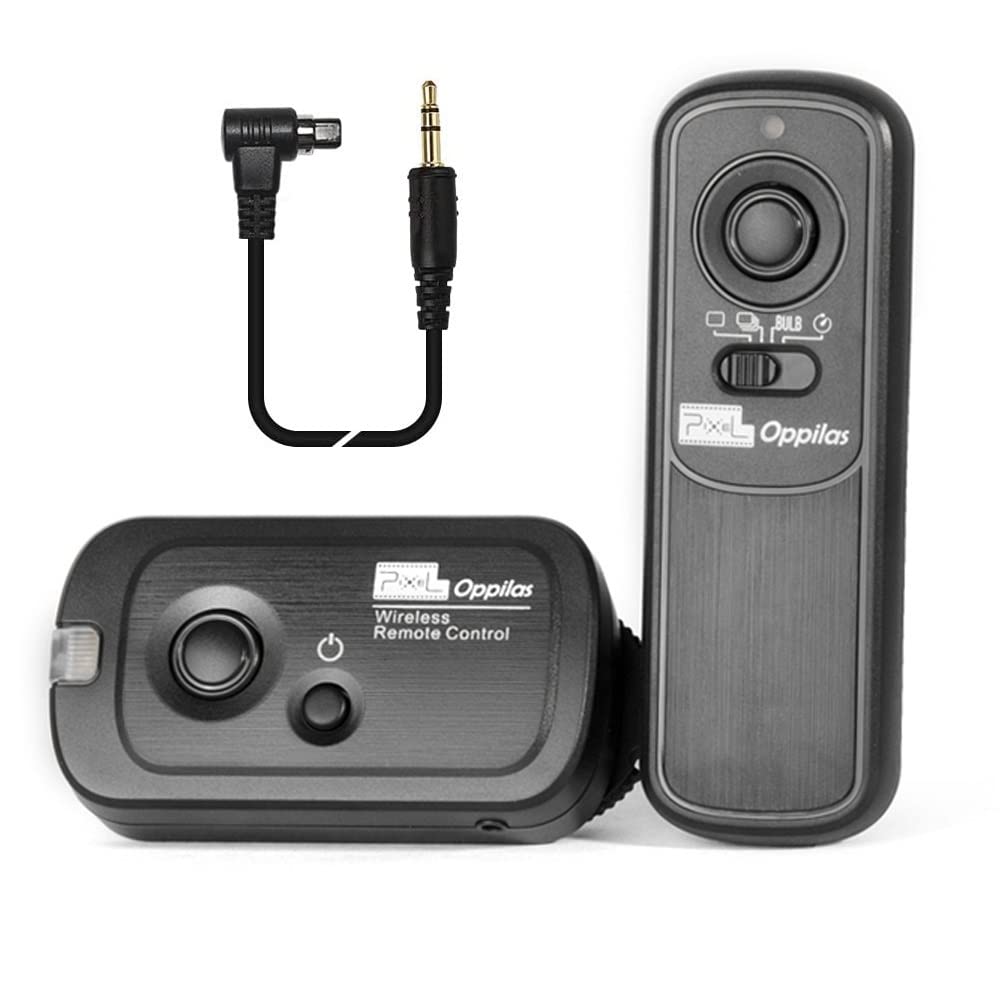 Pixel Camera Wireless Shutter Release Remote Control RW221 N3 Compatible with Canon R3, R5, R5C, 10D, 1DX, 1DC, 1DS, 1D, 5D, 5DS, 5DSR, 6D, 7D, 50D, 40D, 30D, 20D