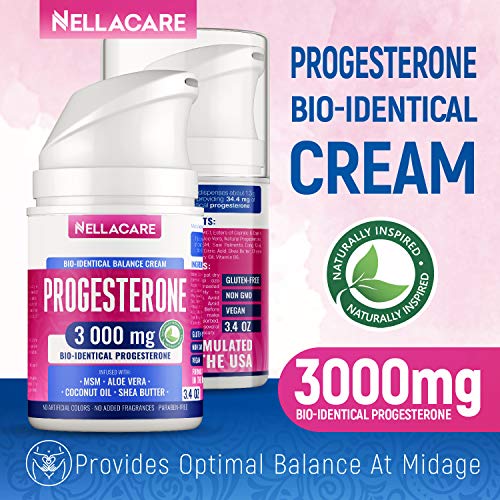 Progesterone Cream (Bioidentical) for Menopause Relief 3000 mg