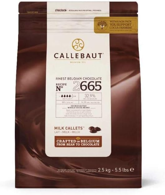 Whole Milk, Thin Flowing callets, 32% Cocoa, 2.5 kg
