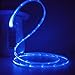 YICHUMY 2 Packs! Glow in The Dark Micro USB Cable Light Up Android Charging Cable for Samsung Galaxy S6 S7 Edge,HTC,LG,Sony Luminous Micro USB Cable Fast Charge Led Cable Set of 2 (Blue)