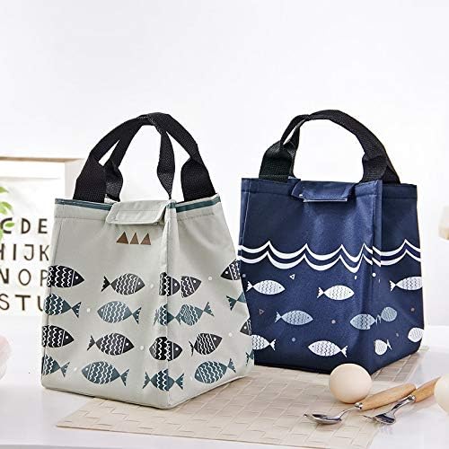 Epyz Tote Thermal Bag Waterproof Oxford Lunch Bag Food Picnic Women,Kids, Men Cooler Bag (Cream)