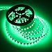 Lighten Glimmer LED Light Strip 5050 Black PCB 5M 300 LEDs Flexible Rope Lights DC12V High Brightness LED Backlighting Green Waterproof IP65