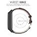 20mm Quick Release Universal Watch Band, MoKo Premium Soft Genuine Leather Crocodile Pattern Strap for Samsung Gear S2 Classic/Motorola Moto 360 2nd Gen Men's 42mm/Ticwatch 2nd/Huawei Watch 2, BROWN