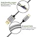 HI-CABLE, USB Type C Cable 3ft, 3Pack Gold-Plated Durable Braided Fast Charging/Data Cord for Samsung Galaxy S8+/Plus, Google Pixel/XL, Nexus 5X/6P,LG G6 G5 V20,Huawei Mate 9,More (Gold,Grey,Silver)