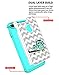 Style4U iPhone 8 Plus/iPhone 7 Plus Case, Cute Owl Shock Resistant Studded Rhinestone Crystal Bling Hybrid Armor Case Cover w/ 1 Stylus [White/Teal]