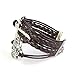 CAETLE ®Vintage Women Girl Bracelet Leather Rope Infinite Bangle Perfect miracle The Wolf totem