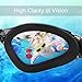 GDEALER Swimming Goggles Adjustable Swim Goggles Swim Glasses with Ear Plug No Leaking Anti Fog UV Protection Anti-shatter Professional Goggles for Women Men Unisex Adult Kids