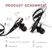 Bluetooth Headphones 4.1 Wireless Calerix, with Sweat Proof, Noise Cancelling Technology – Lightweight Sport In-Ear Earbuds with Built-In Microphone – Connect to iPhone iOS, Android (Black/golden)