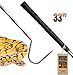 Snake Hook, Copperhead Series for Snakes Small to The Size of a Ball Python, Stainless Steel & Copper, Cage Length (33 inches) STD
