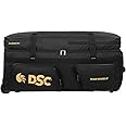DSC Team Cricket Large Wheelie Kitbag, Color - Black/Gold