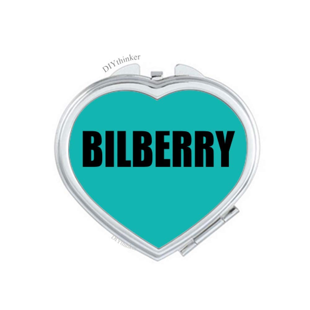 Amazon Com Bilberry Fruit Name Foods Hand Mirror Heart Portable Pocket Makeup Beauty