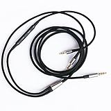 KetDirect Black Braided Cable Remote Volume Control & Inline Mic for Sol Republic Master Tracks HD V8 V10 V12 X3 Headphone to Apple iPhone iPod ipad iOS only