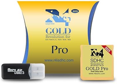 Generic DS Flashcard Adapter for 3 DS D SL XL LL 2025 R SD-HC Gold