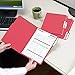 Smead Fastener File Folder, 2 Fasteners, Reinforced 1/3-Cut Tab, Legal Size, Red, 50 per Box (17740) (Pack of 1)