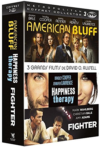 3 Grands Films De David O. Russell : American Bluff + Happiness Therapy + Fighter - Pack